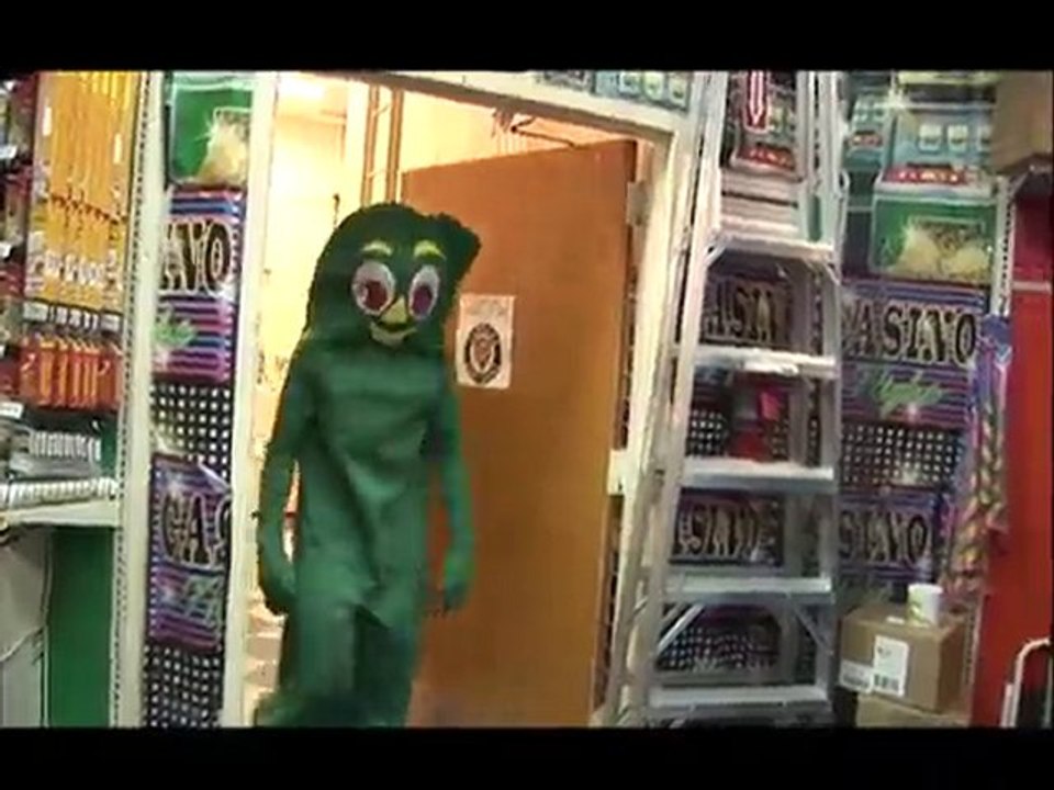 Jason Garrison and Kenndal McArdle Halloween at Party City