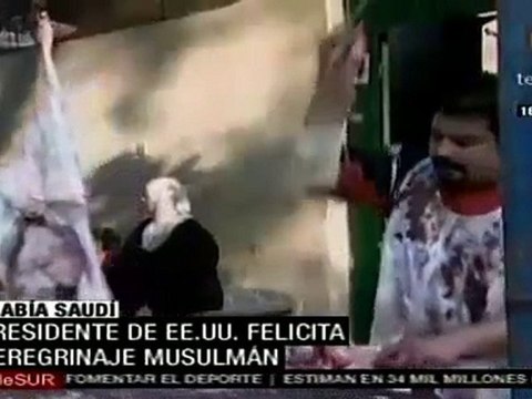 Más de tres millones de fieles caminan en peregrinación hacia La Meca