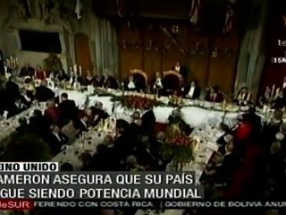 Cameron asegura que el Reino Unido sigue siendo potencia mundia