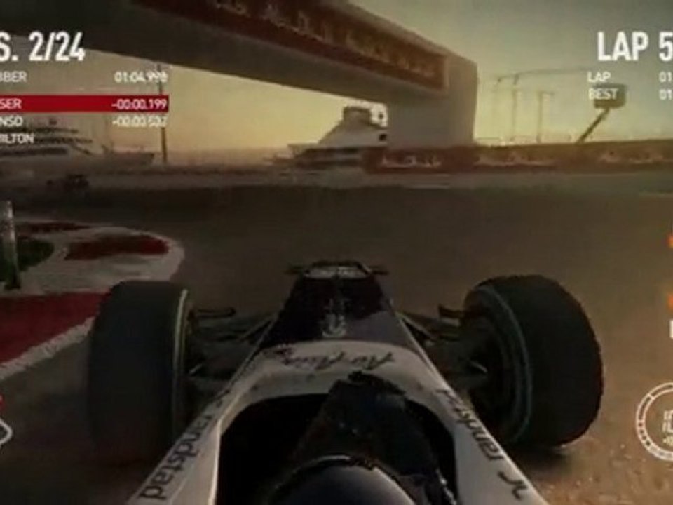 F1 2010 Yas Marina (Abu Dhabi) PC gameplay All Assist off