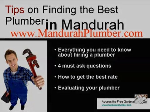 Choosing Plumbers and plumbers services in Mandurah and Pee