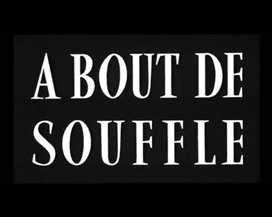 A BOUT DE SOUFFLE TRAILER FILM GODARD BELMONDO 1960 FRANCE