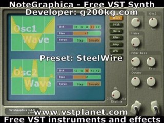 NoteGraphica - Free VST synth