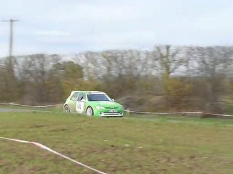 rallye d'automne 2010 : Mulon et sa peugeot 106