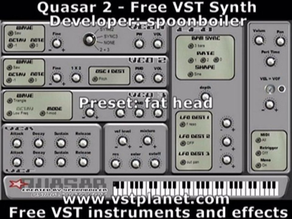Quasar 2 - Free VST synth