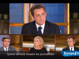 Les piques de Sarkozy aux journalistes