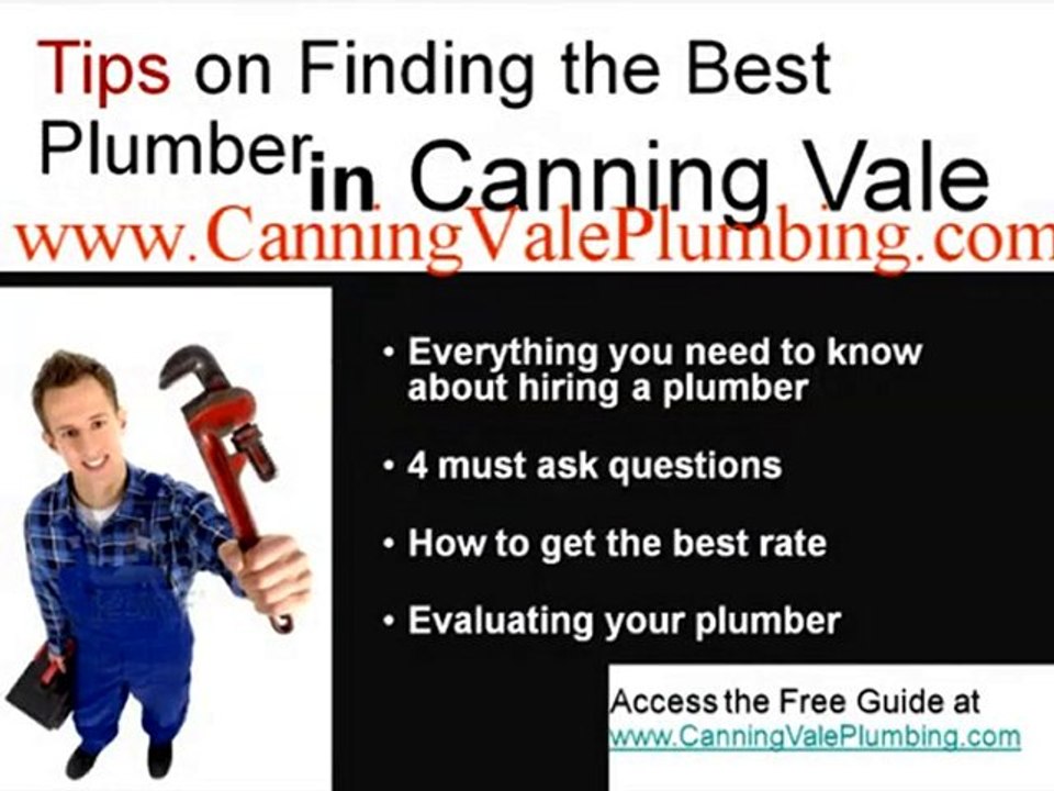 Choosing Plumbers in Canning Vale and plumbers services