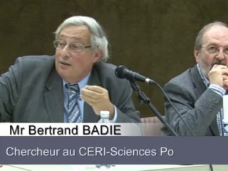 Audition secteur Inter. - Bertrand Badie - discussion