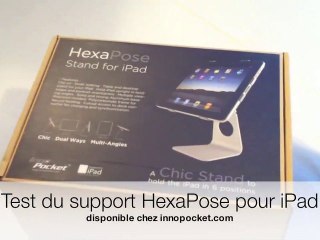 Test vidéo du support iPad HexaPose : l'iPad en petit iMac