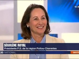 Ségolène Royal invitée du 19/20 de France3