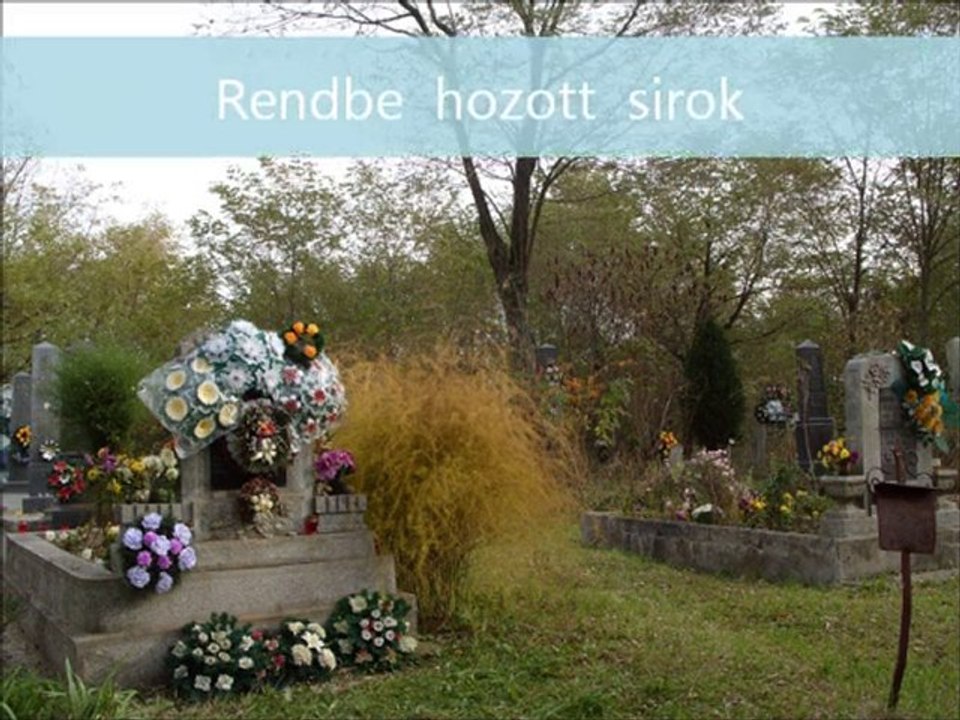 Hegyközcsatári temetők.Citimiri  din  Cetariu