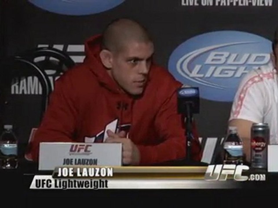 UFC 123 Pre-Fight Presser  Sotiropoulos and Lauzon