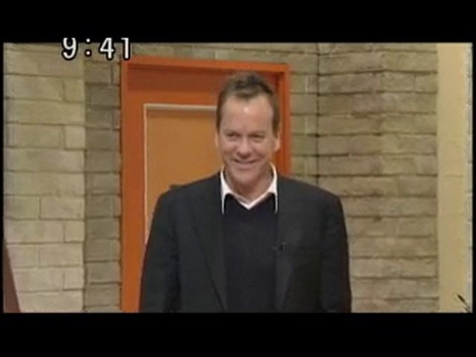 Kiefer Sutherland in Japanese TV show #3