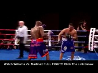 Paul Williams vs. Sergio Martinez LIVE STREAM!!!