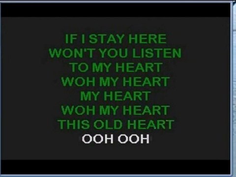 Rod Stewart - I Dont Want To Talk About it KARAOKE