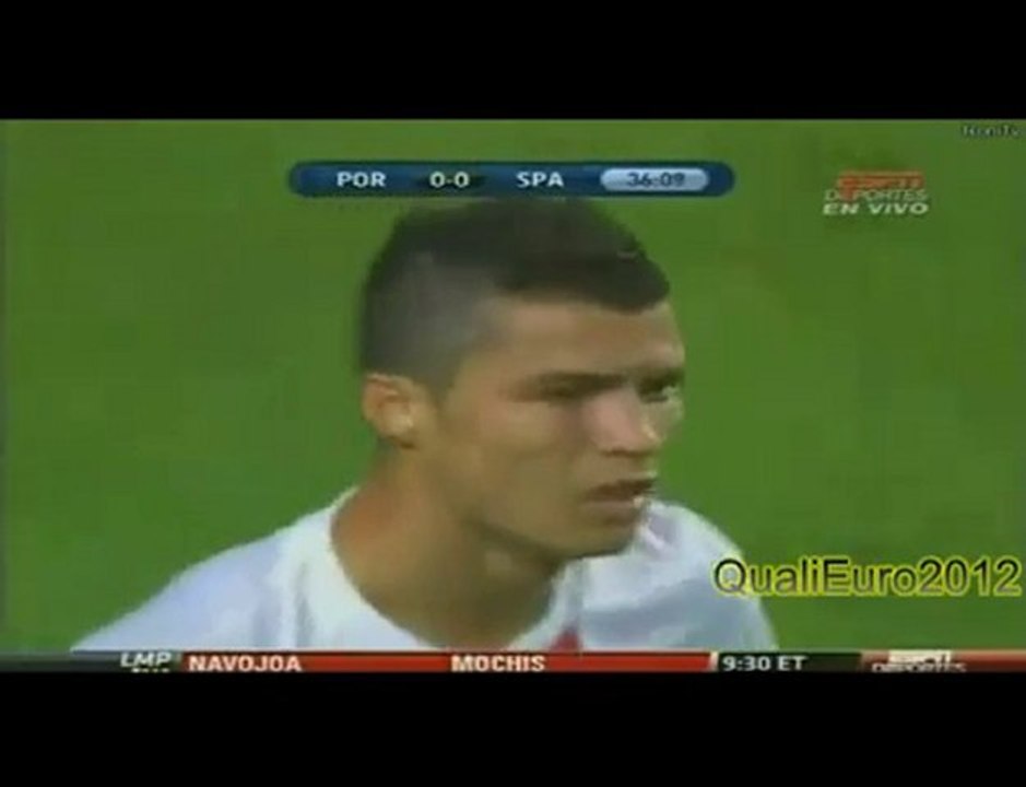 Ronaldo against Nani