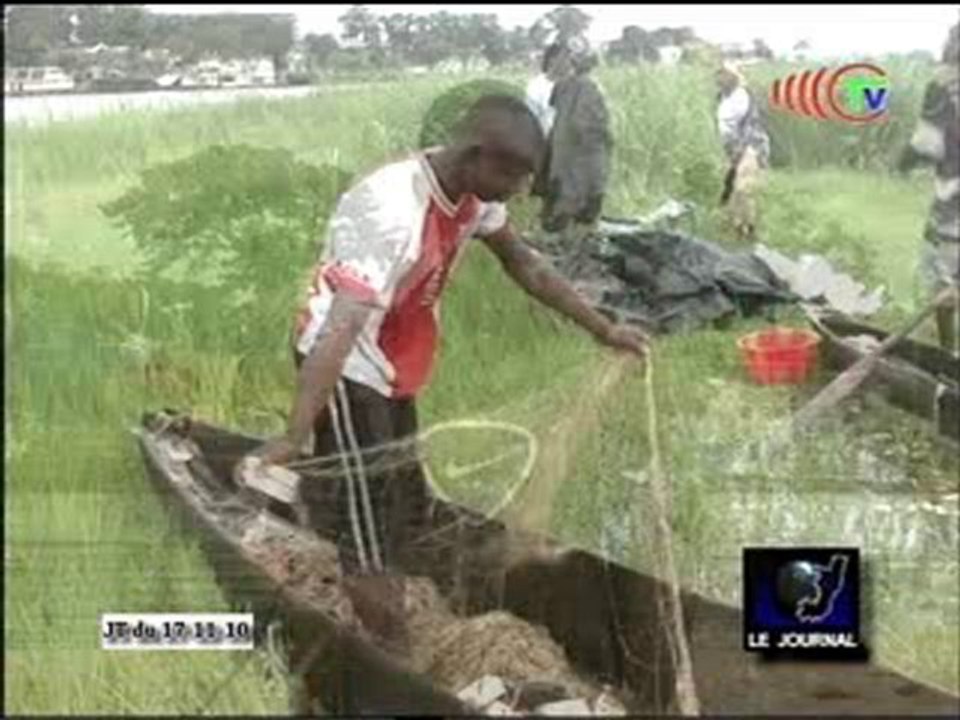 La pêche sur le fleuve Congo à Brazzaville