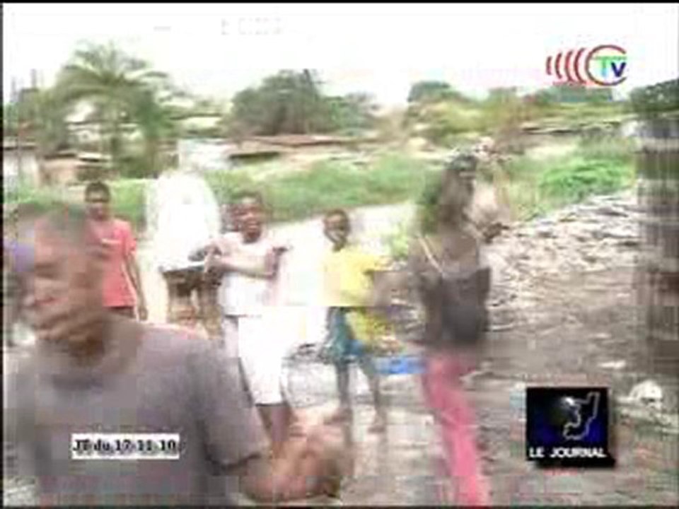 Inondation de la rivière Tsiémé après les pluies
