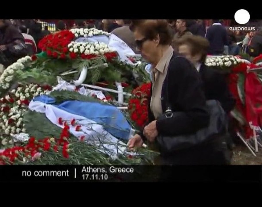 George Papandreou commemorates anniversary... - no comment