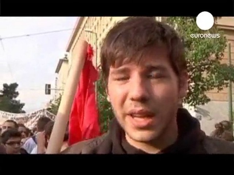 Grèce Répression contre étudiants