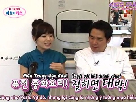 [Vietsub]100724 U-Kiss Chef's Kiss Ep9 P1
