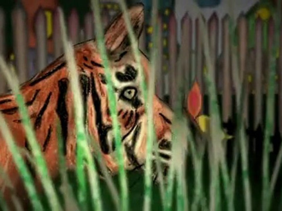 Bedrohter Tiger wird zum Comic-Helden