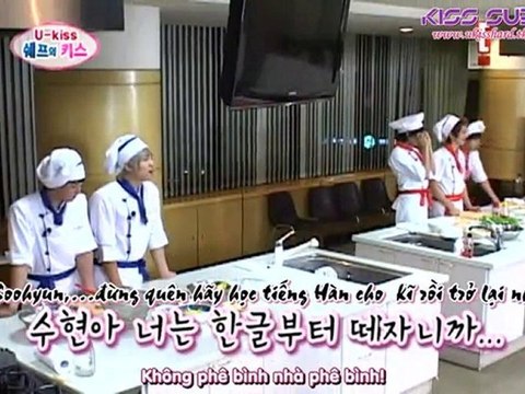 [Vietsub]100724 U-Kiss Chef's Kiss Ep9 P2