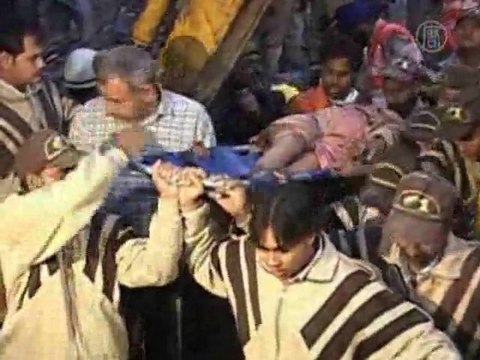 В Нью-Дели обрушилось жилое здание, есть жертвы