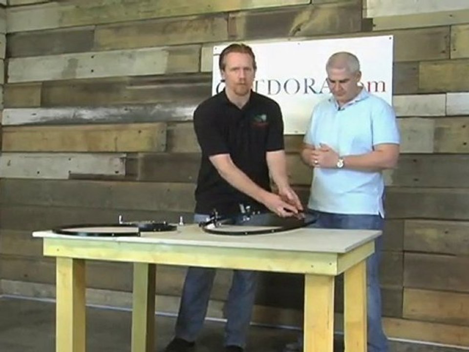Big Green Egg Assembly - Fire Box and Fire Ring