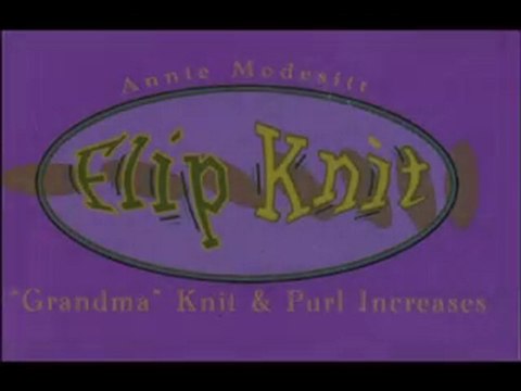 Flipbook - Tricot : AUGMENTATION A L'ENDROIT ET A L'ENVERS