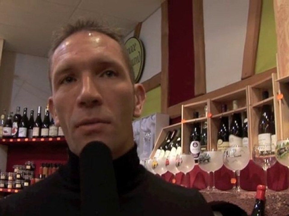 Boire un petit coup de Beaujolpif chez le champion