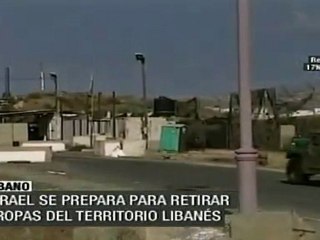 Israel se prepara para retirar a sus tropas de Líbano