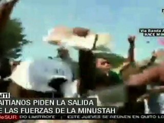 Disturbios en Puerto Príncipe contra misión de la ONU
