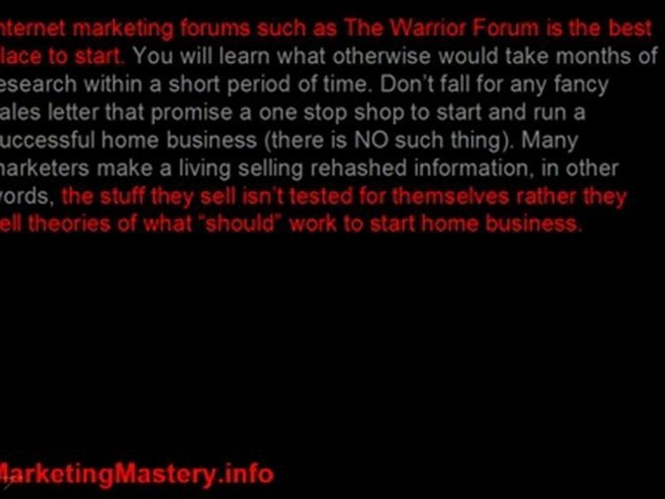 Start Home Business And Fight The Recession