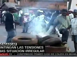 Continúan tensiones en Madagascar tras situación irreguar