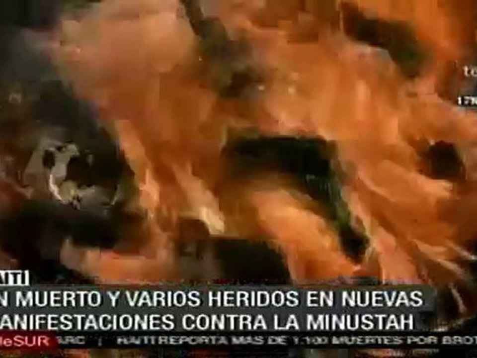 Un muerto y varios heridos en nuevas manifestaciones en Haití contra Minustah