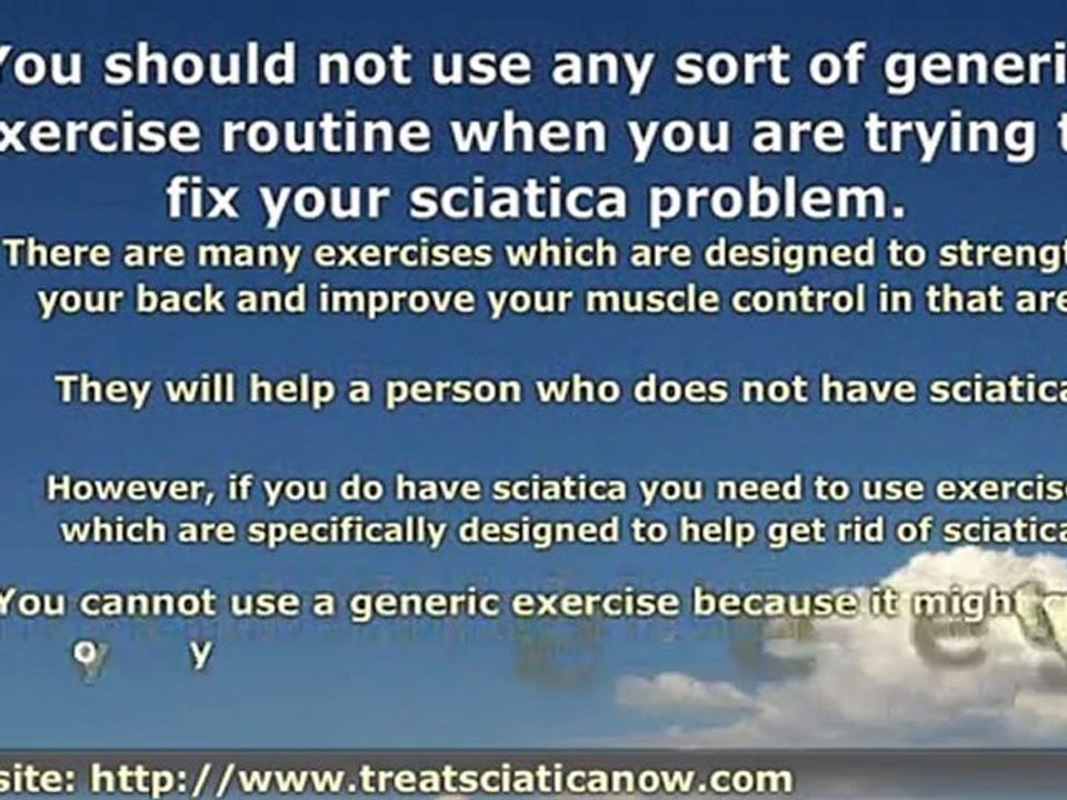 Find Out How to Cure Sciatica