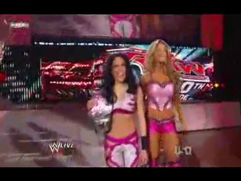 Melina & Eve Torres Vs Michelle McCool & Layla 8/30/10