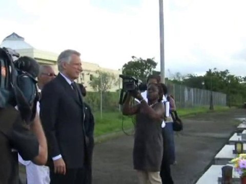 Déplacement de Dominique de Villepin en Martinique