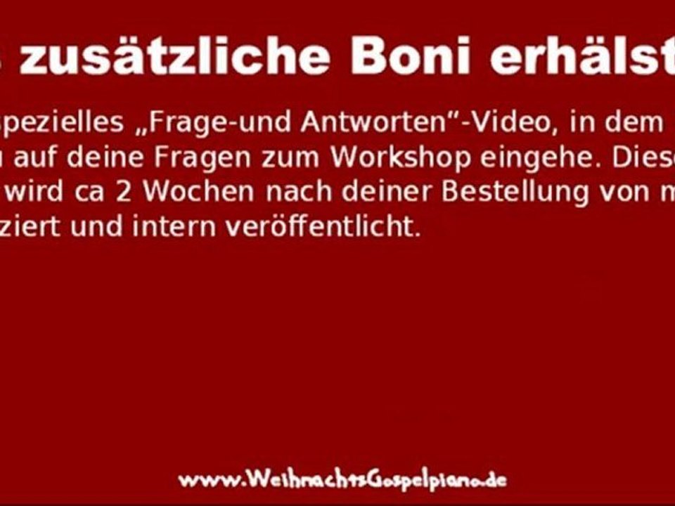 Weihnachtslieder Klavier