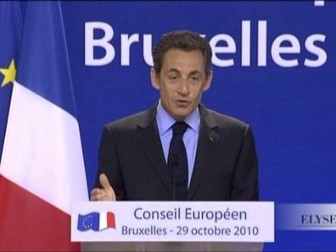 Conférence de presse à Bruxelles
