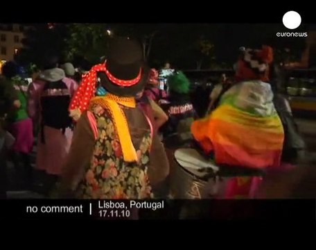 anti-NATO protests in lisbon - no comment