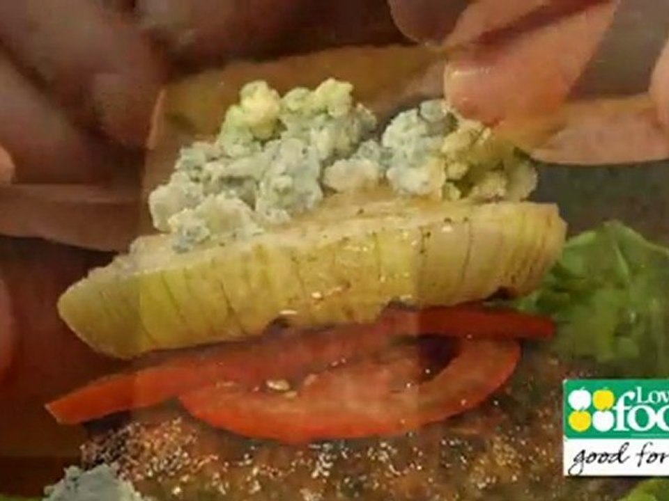 Roasted Garlic and Fresh Basil Grilled Hamburgers