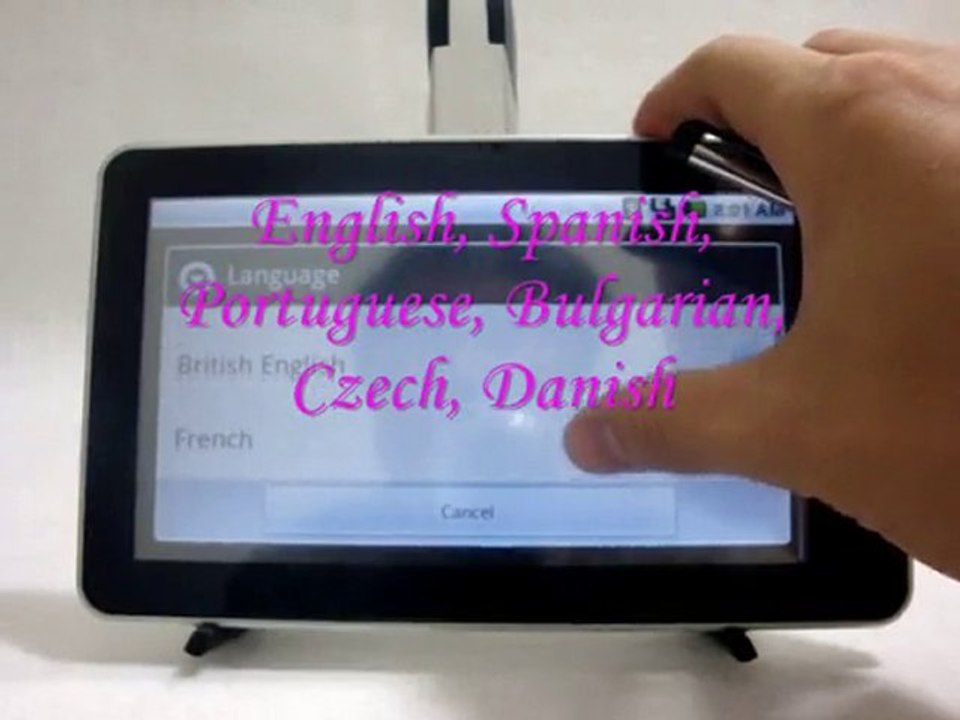 APad E11 7'' Google Android 2.2 3G Touch Screen with Camera