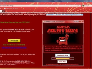 SUPER MEAT BOY BETA KEYS 100% FREE & GUARANTEE WORKING
