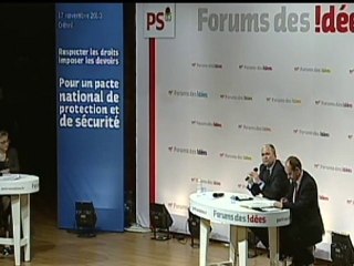 Bruno Le Roux au forum des idées sur la sécurité