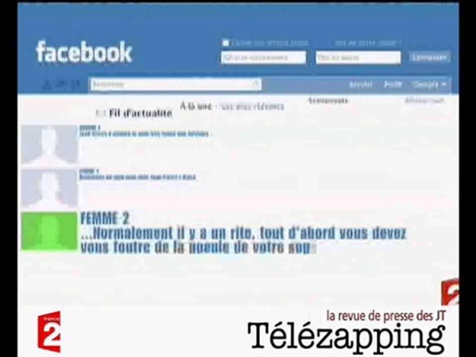 Télézapping  : Facebook, "attention à vos amis !"
