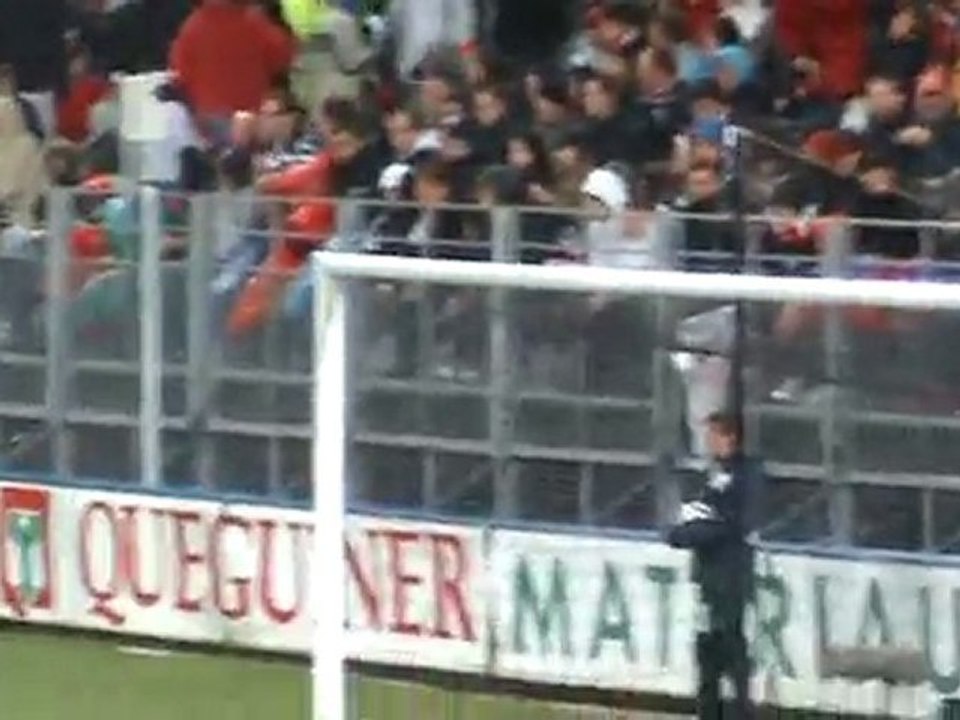 les ramasseurs de balle en place