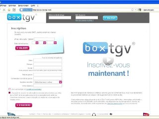 Se connecter sur Box TGV