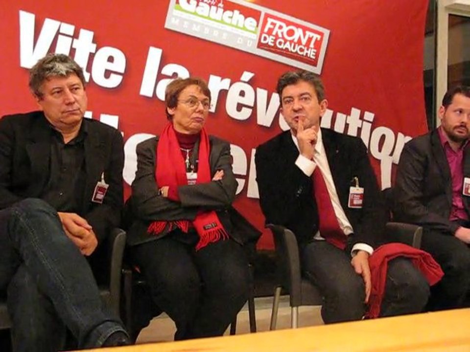 Parti de gauche : Jean-Luc Mélenchon au Mans